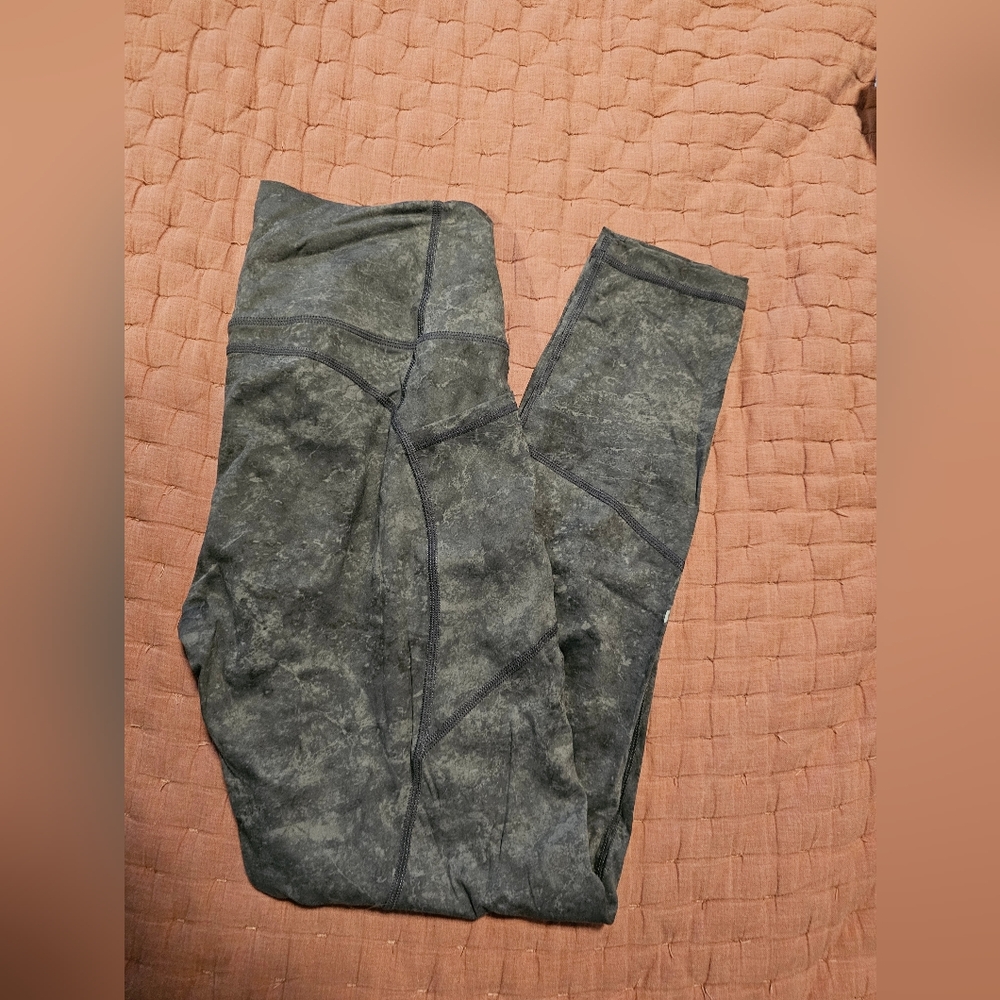 Gray Marble Workout leggings